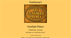 Desktop Screenshot of gunfightpalace.com