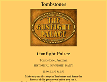 Tablet Screenshot of gunfightpalace.com